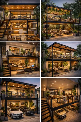 Mezannine Cafe Modern di Pulomarangun