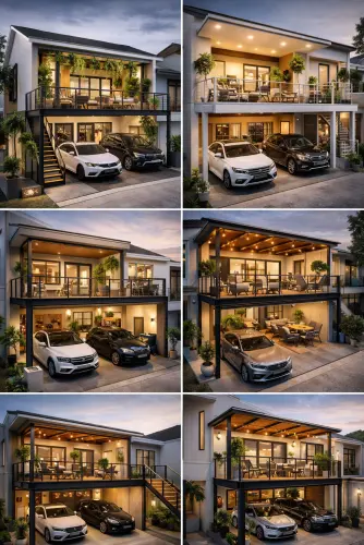Mezannine Teras Rumah Keren di Pulomarangun